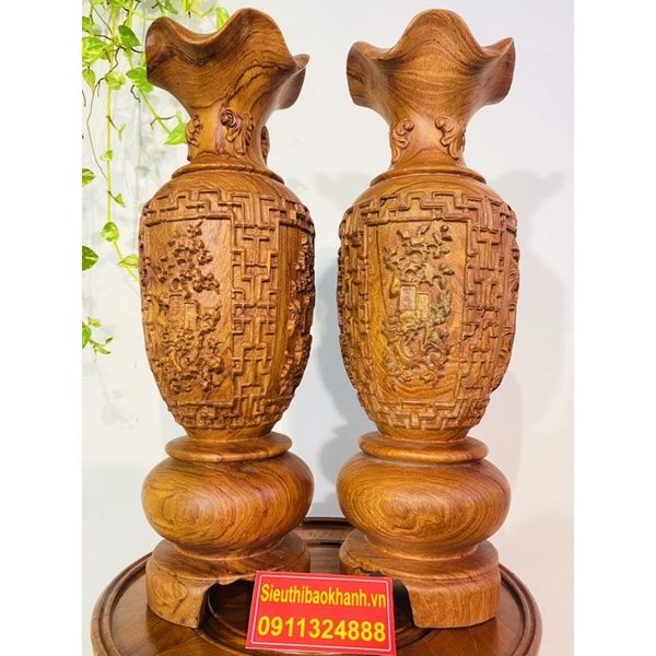 Lục bình gỗ hương tứ quý