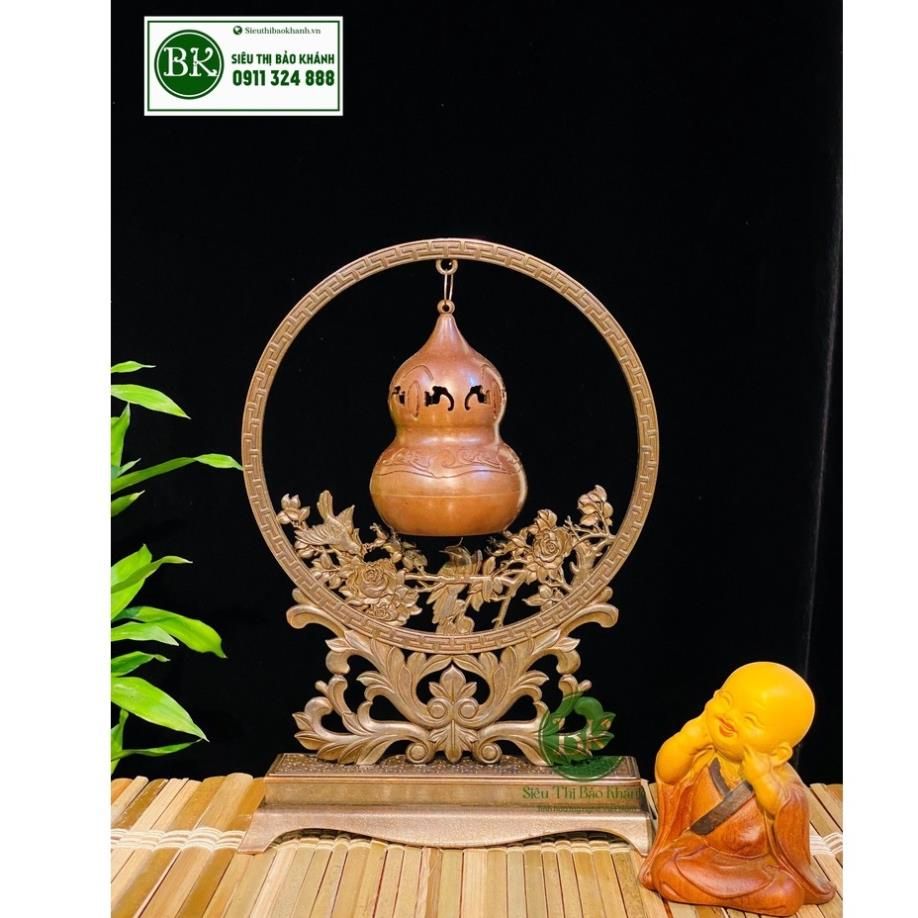 Xông trầm hương đồng quà tặng,đồ trang trí cao cấp 25cm