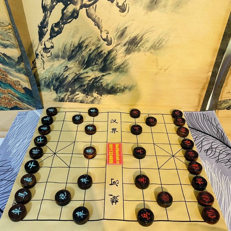 Bộ bàn cờ gỗ trắc