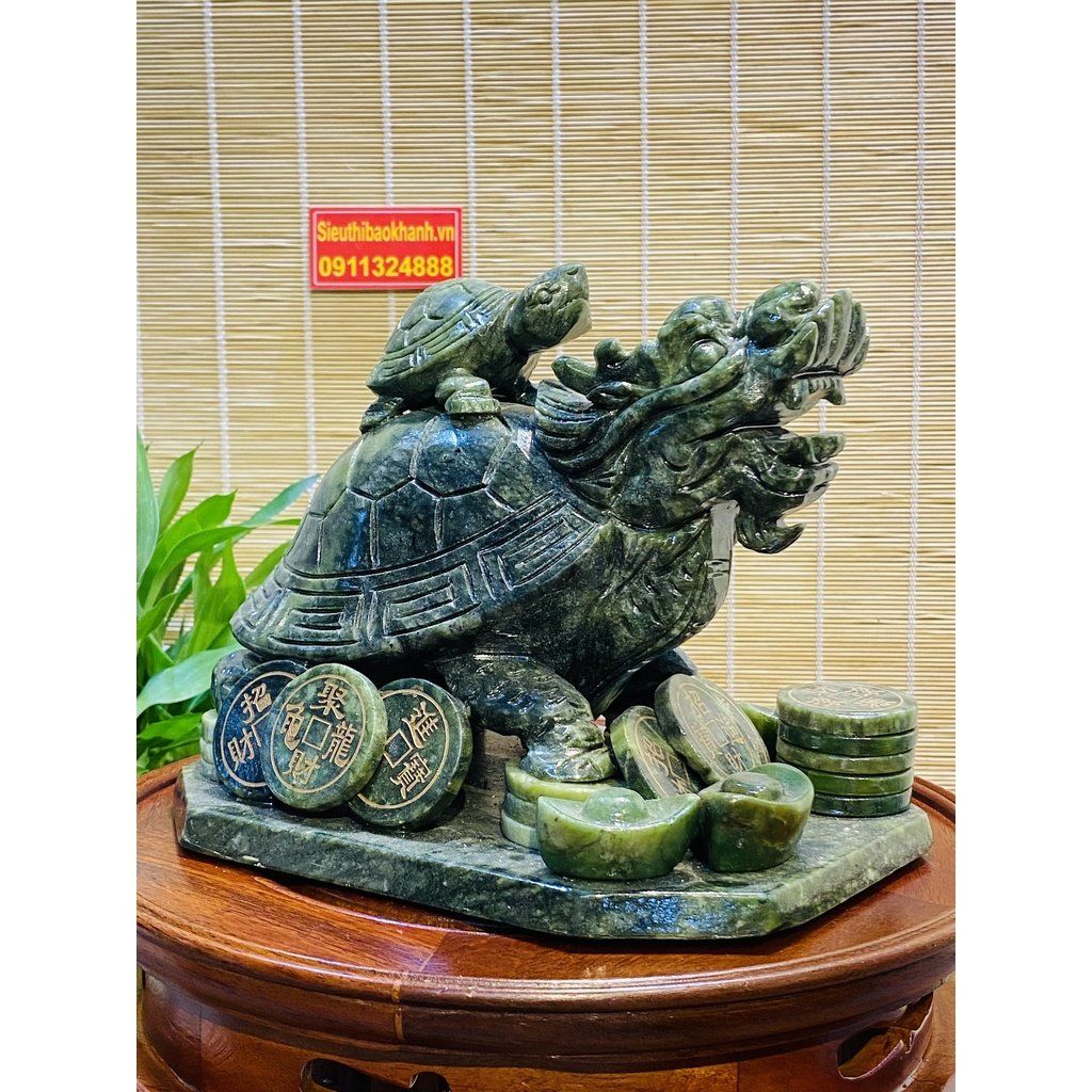Long Quy phong thủy cõng rùa con