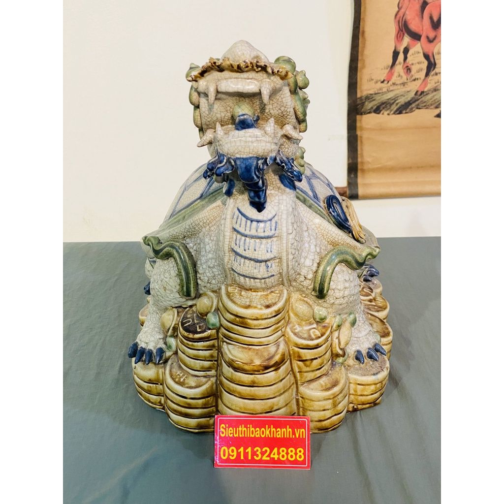 Long Quy gốm men rạn cao cấp