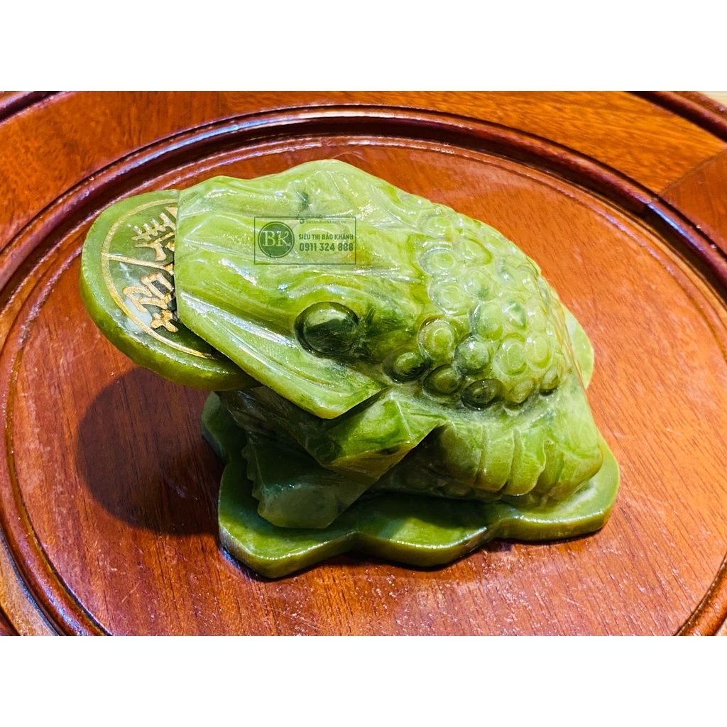 Vật phẩm phong thủy -Thiềm thừ ngậm tiền 10cm