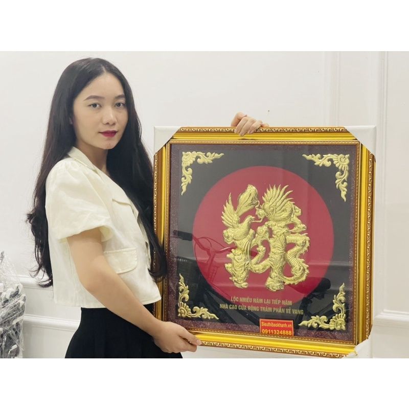 tranh đồng chữ Phúc cao cấp