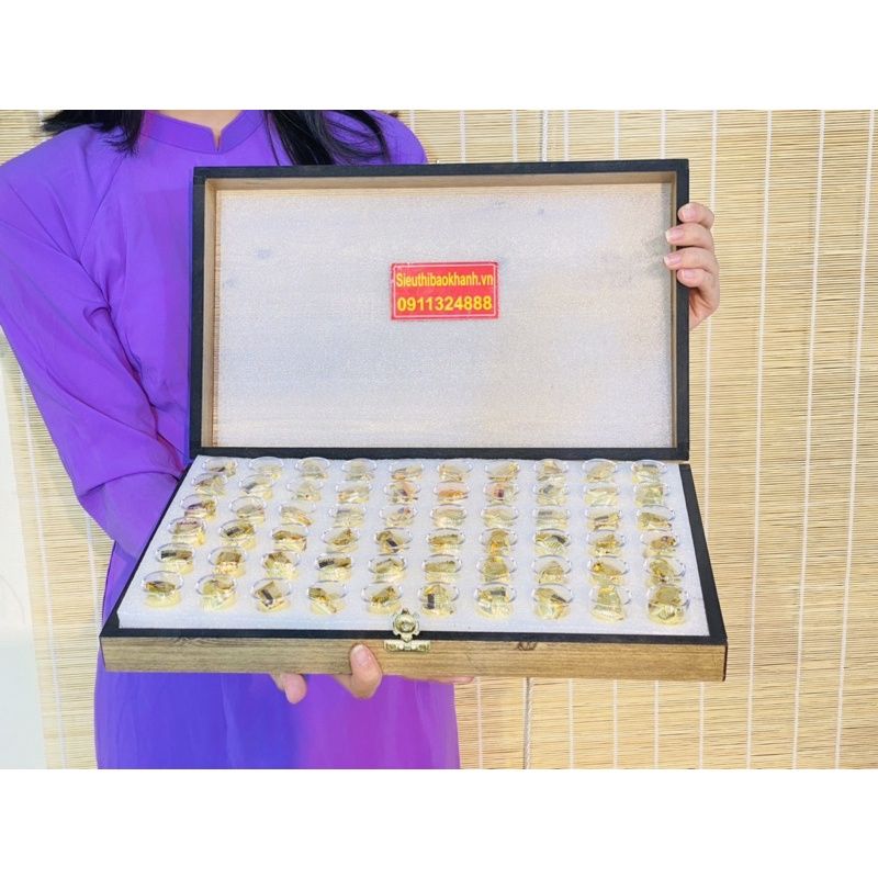 An Cung Ngưu Hoàng hoàn Hàn Quốc Hộp Gỗ loại 60 viên