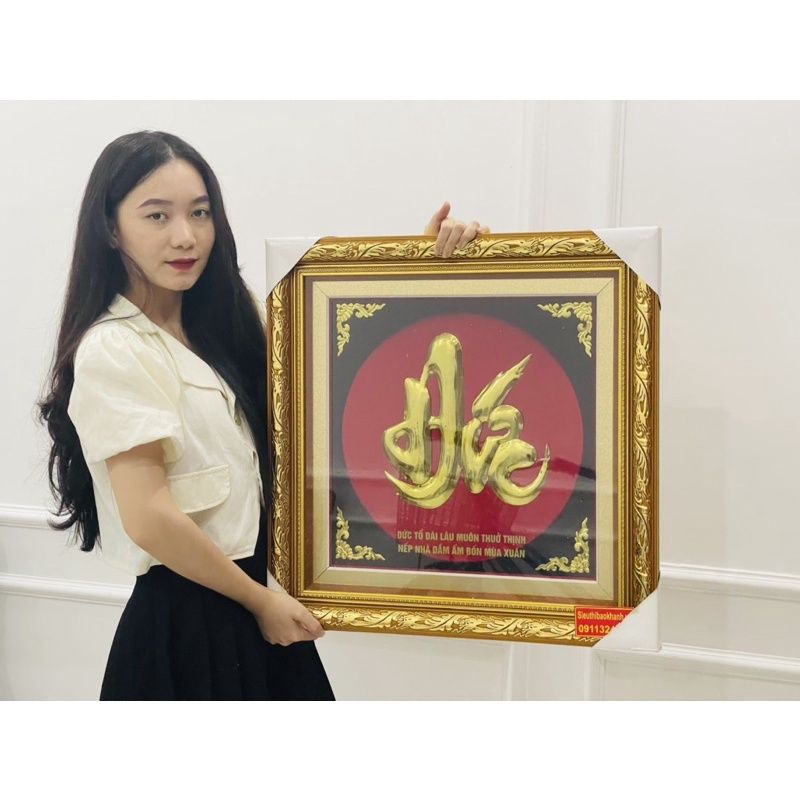 Tranh đồng chữ Đức treo tường cao cấp