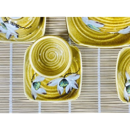 BỘ ẤM CHÉN GỐM SỨ BÁT TRÀNG DA LƯƠN CAO CẤP - Siêu Thị Bảo Khánh