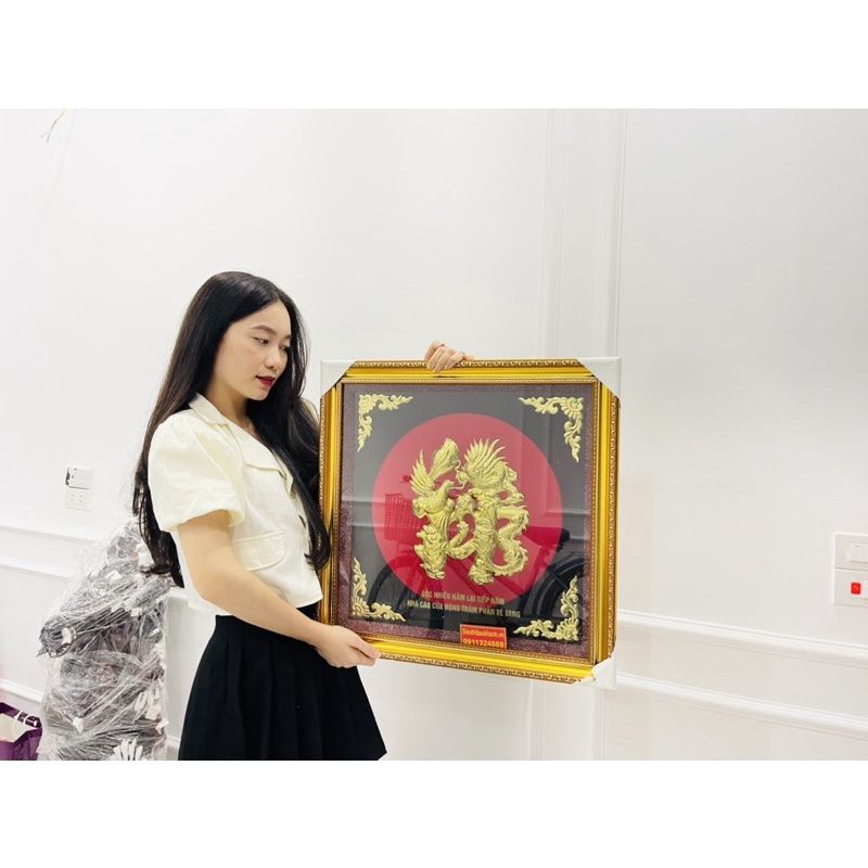 tranh đồng chữ Phúc cao cấp
