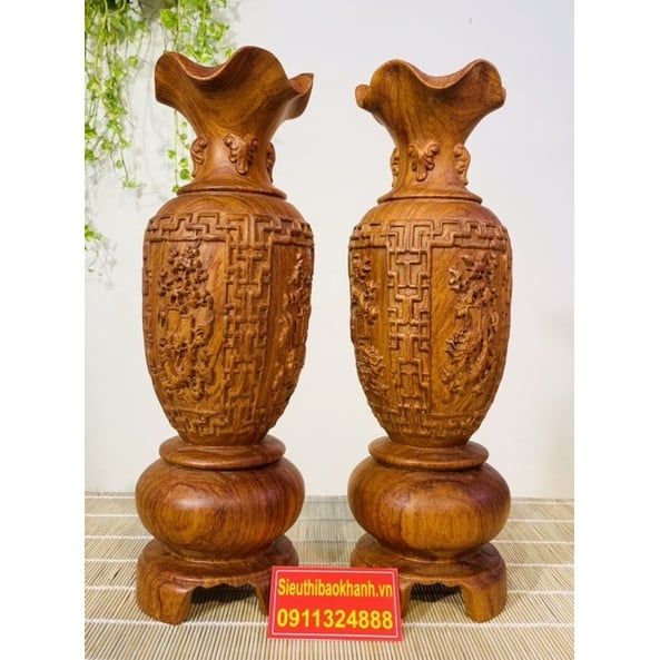 Lục bình gỗ hương tứ quý