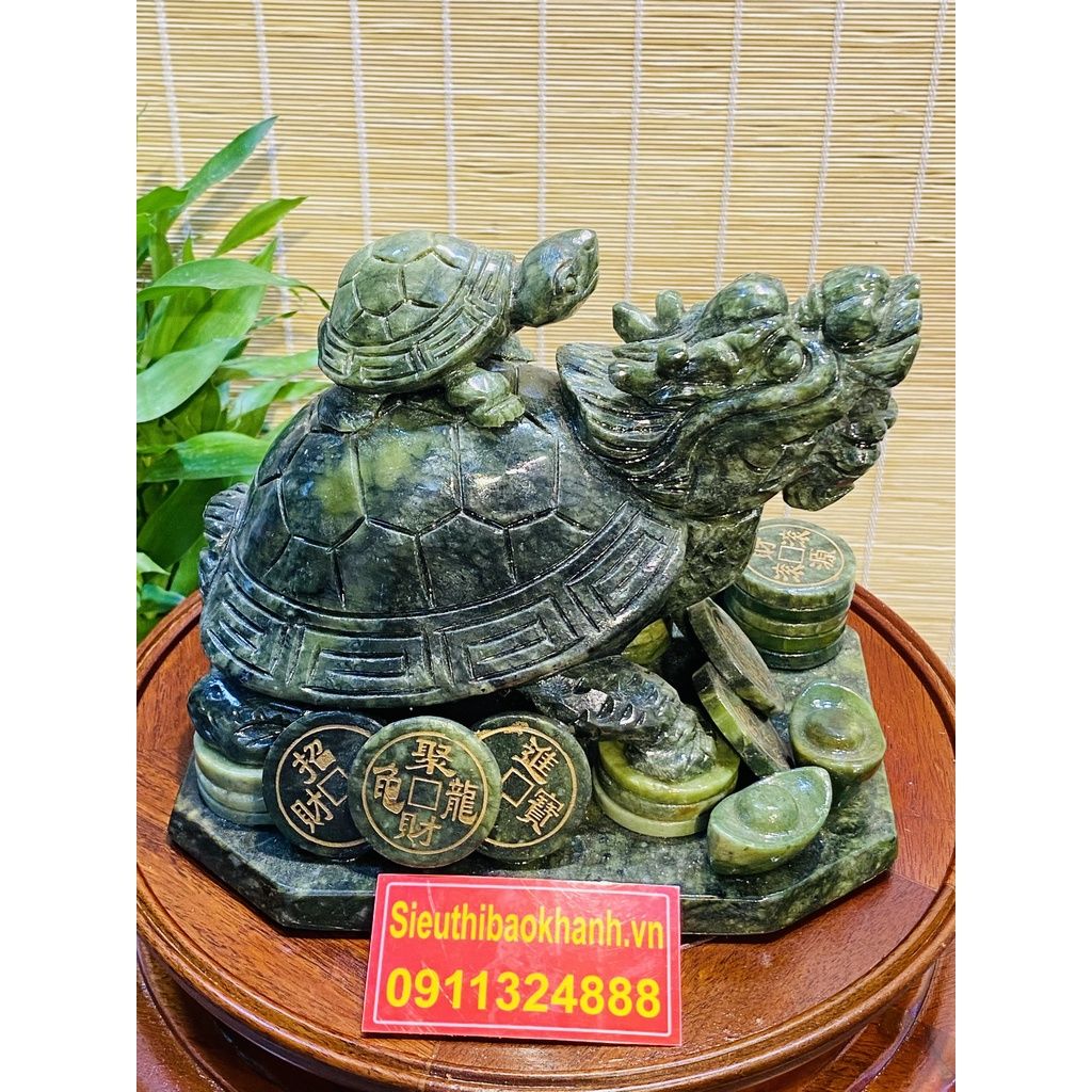 Long Quy phong thủy cõng rùa con