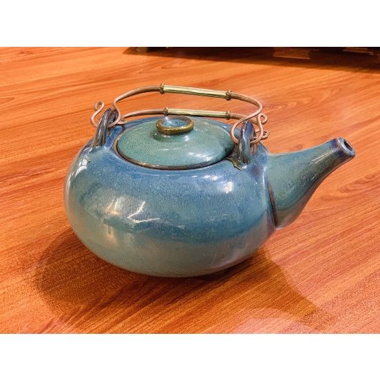 Bộ ấm chén Pha Trà đẹp men Hỏa Biến cao cấp chính hãng Bát Tràng 350ml - Siêu thị Bảo Khánh