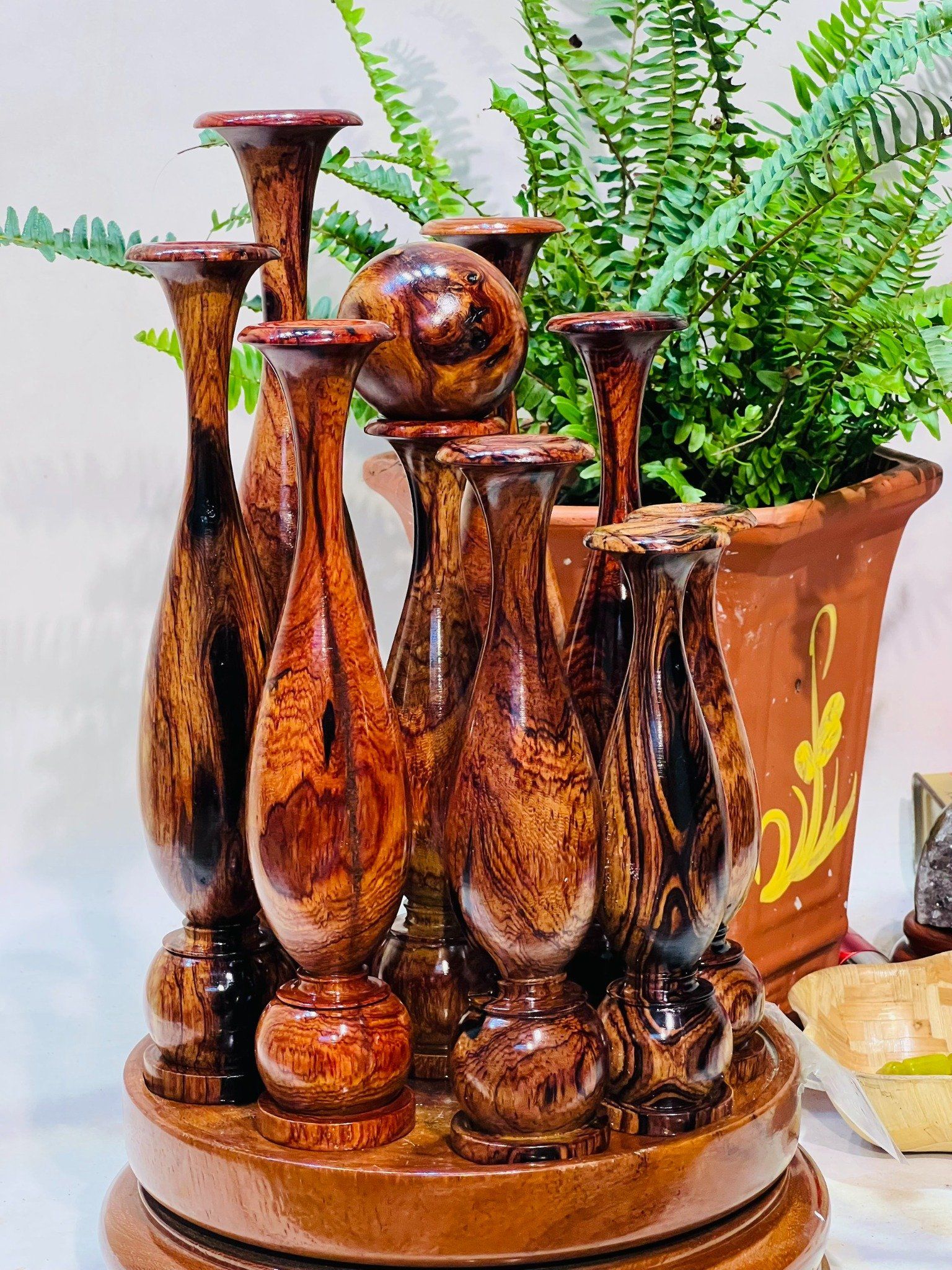 Bình Gỗ Cẩm