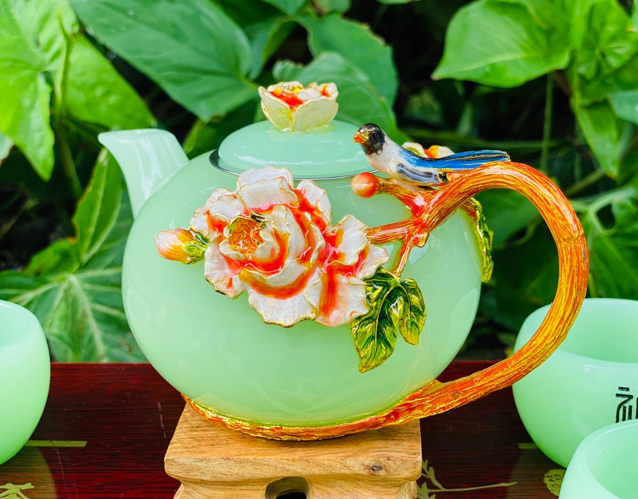 Bộ ấm chén đá cao cấp