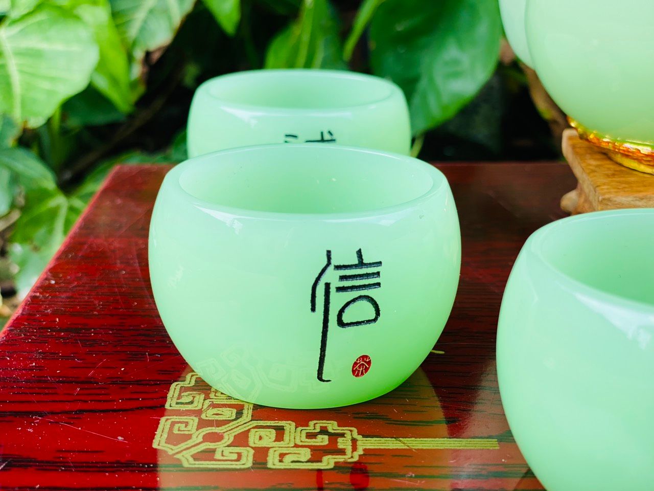 Bộ ấm chén đá cao cấp