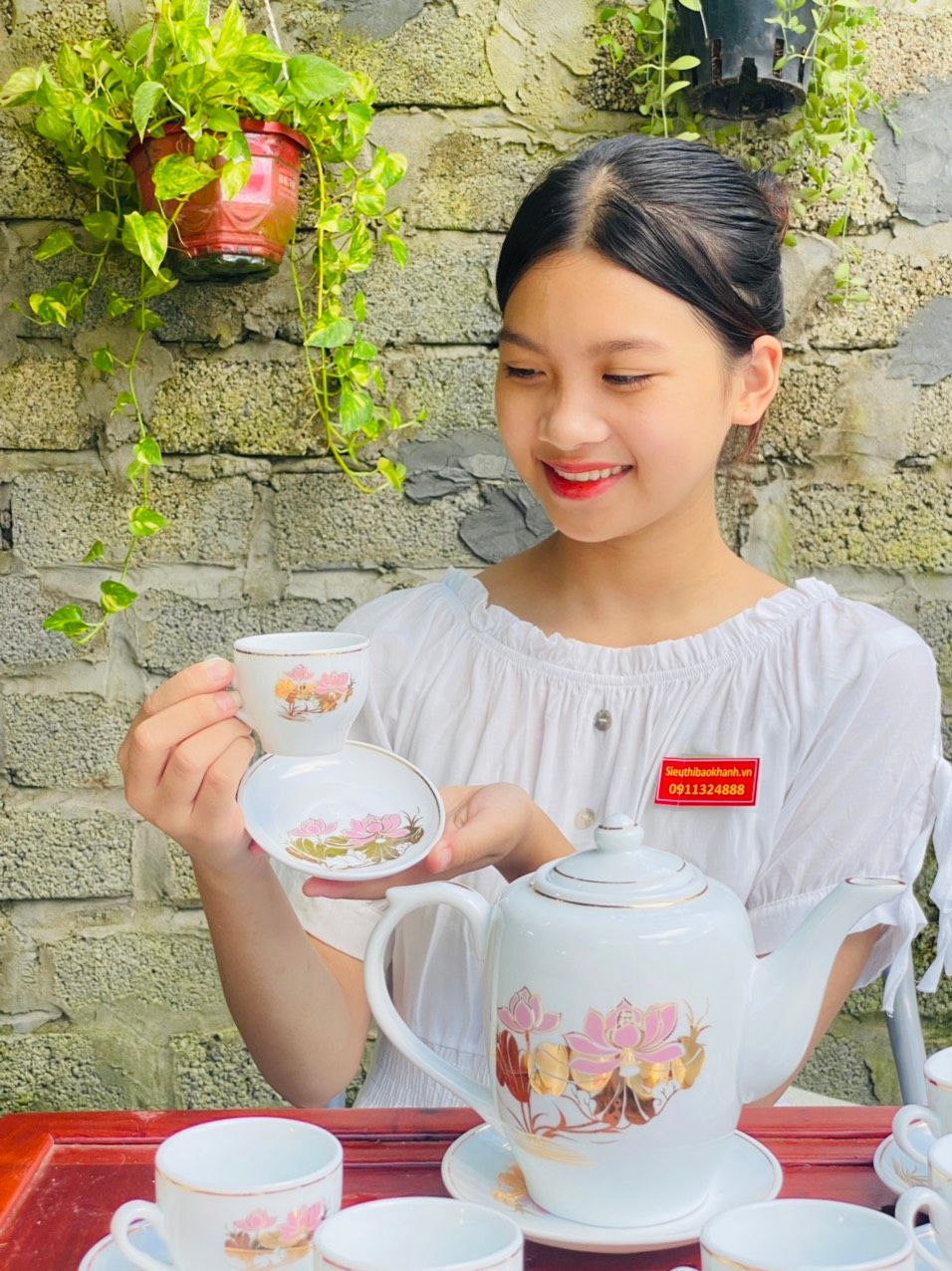 Bộ ấm chén pha trà cao cấp