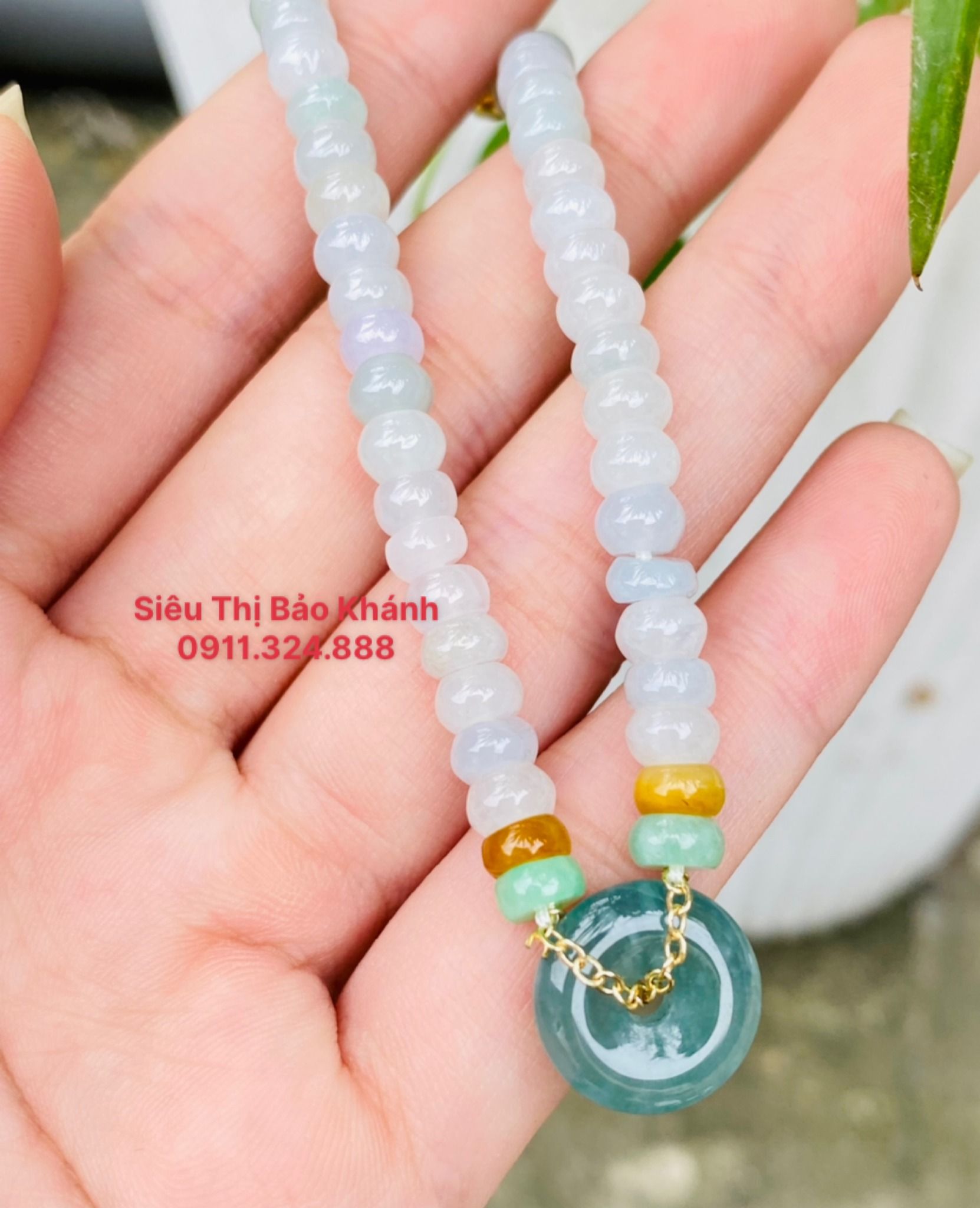Vòng tay phong thủy nam nữ với chuỗi đá cẩm thạch cao cấp
