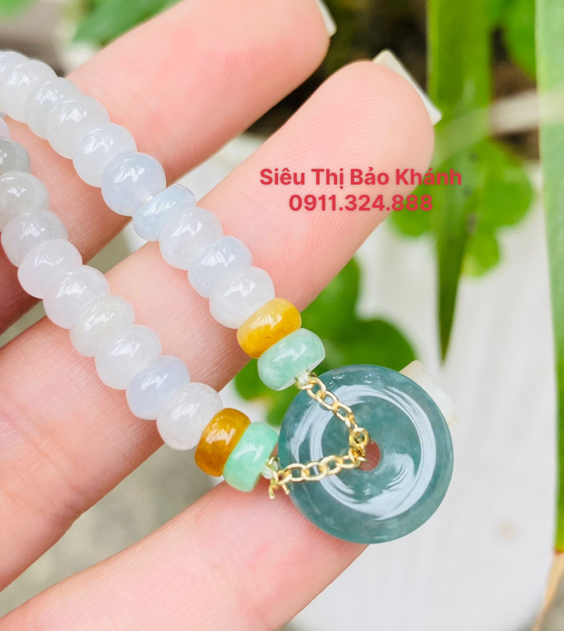 Vòng tay phong thủy nam nữ với chuỗi đá cẩm thạch cao cấp