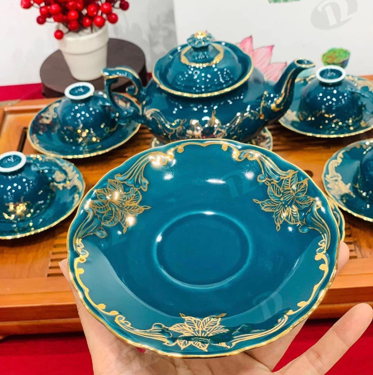 BỘ ẤM CHÉN SIÊU XỊN MỚI RA LÒ ĐẸP QUÁ CẢ NHÀ ƠI