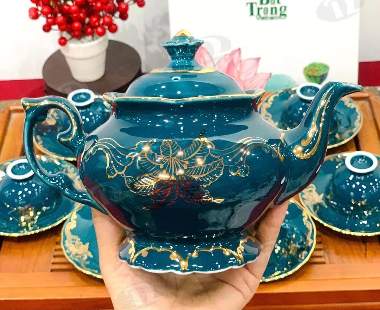 BỘ ẤM CHÉN SIÊU XỊN MỚI RA LÒ ĐẸP QUÁ CẢ NHÀ ƠI