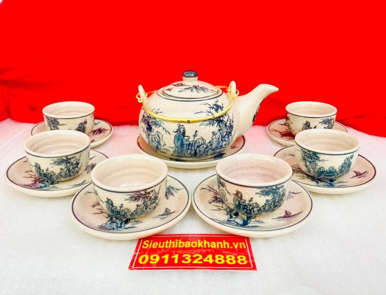 Trà Men Rạn Bọc Đồng - Tạo Vẻ Cổ Điển, Đẳng Cấp Cho Bữa Tiệc Trà Của Bạn!