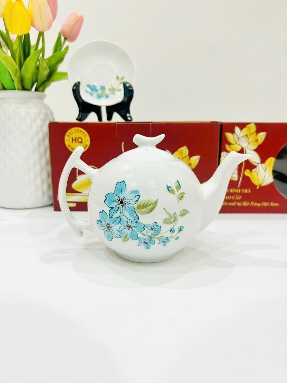 BỘ ẤM CHÉN BÁT TRÀNG SƠN THUỶ CAO CẤP (Dung tích 650ml)