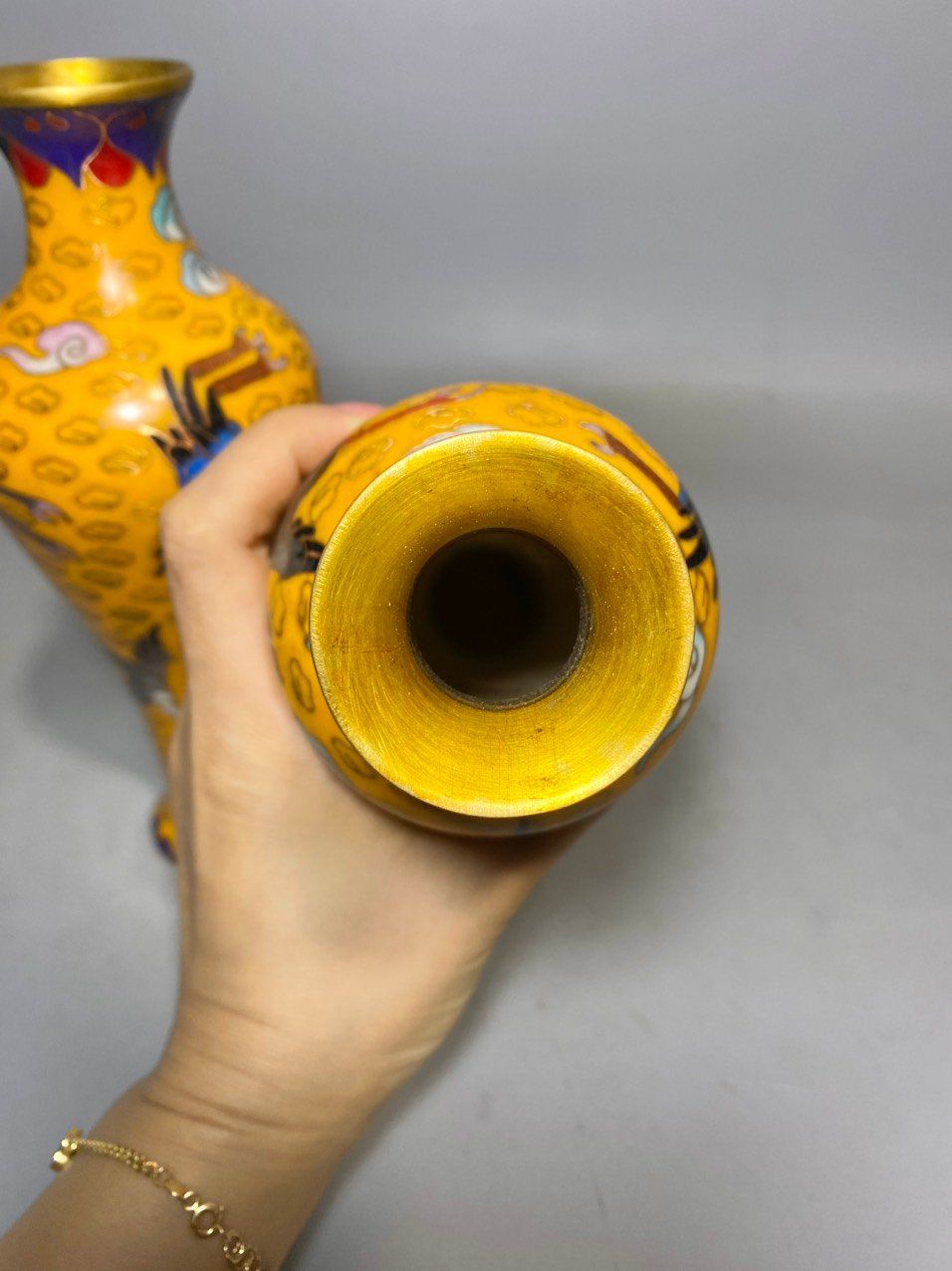 CẶP BÌNH CHUM ĐỒNG PHÁP LAM