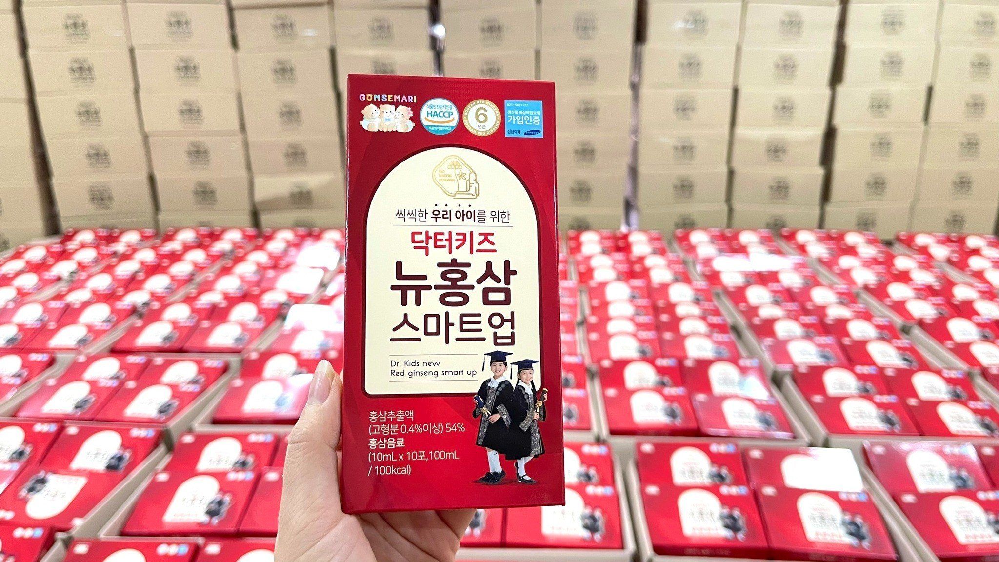 Hồng sâm Gomsemari Ba Con Gấu Hàn Quốc - Dr.Kids New Red Ginseng Smart Up (DÀNH CHO TRẺ EM)