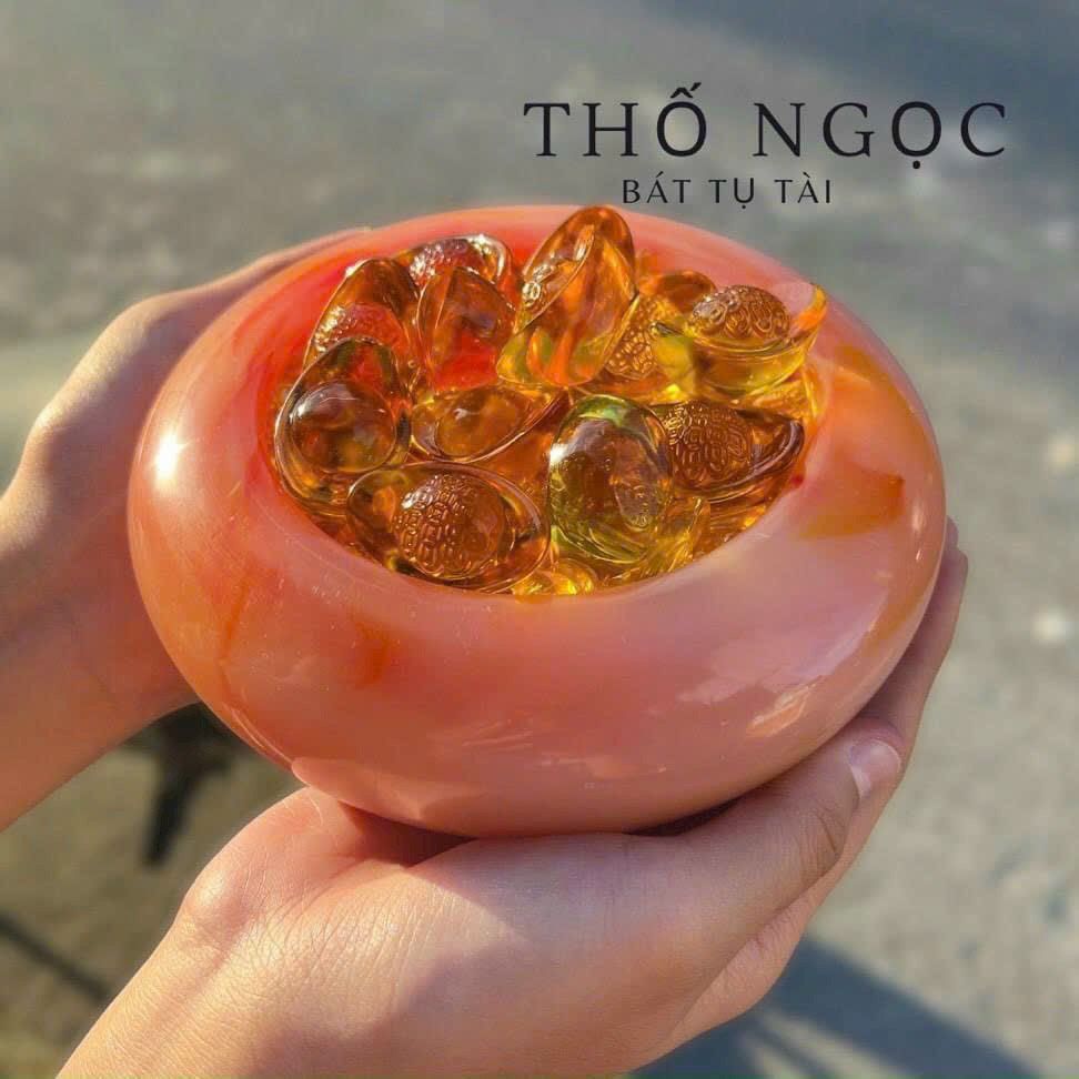 BÁT TỤ TÀI THỐ NGỌC (Có 4 màu)