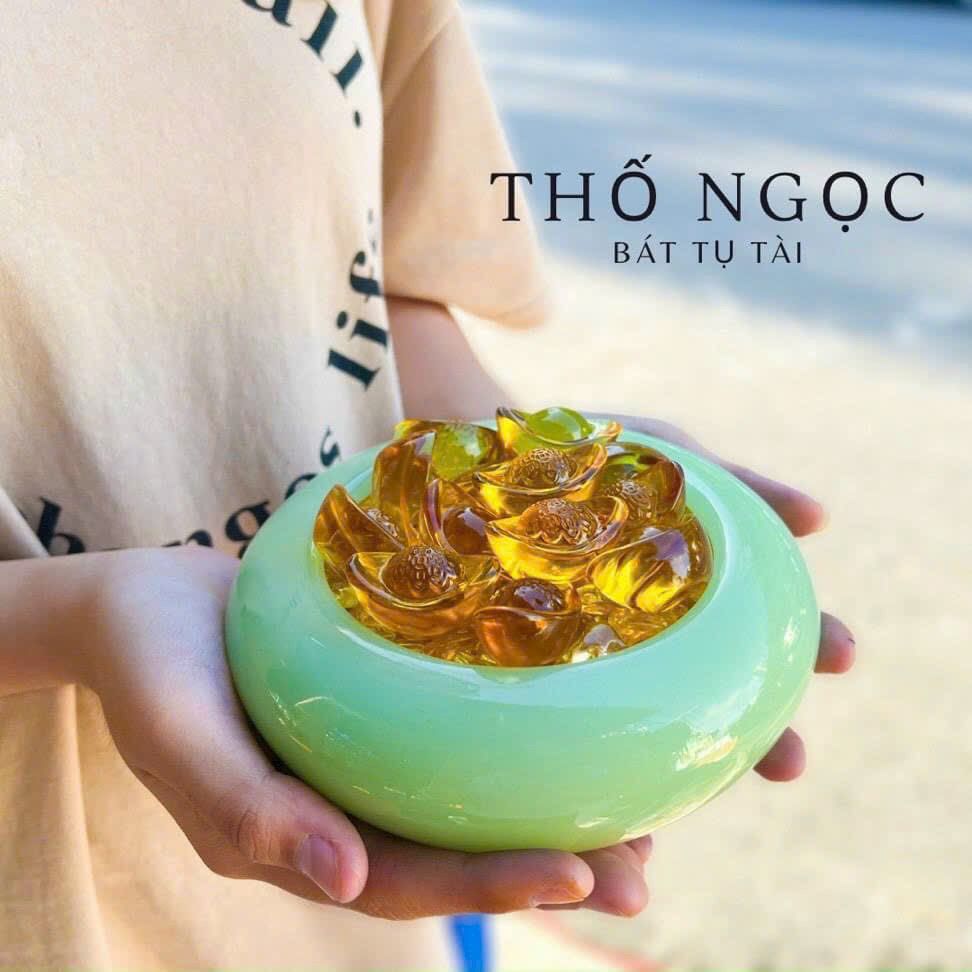 BÁT TỤ TÀI THỐ NGỌC (Có 4 màu)