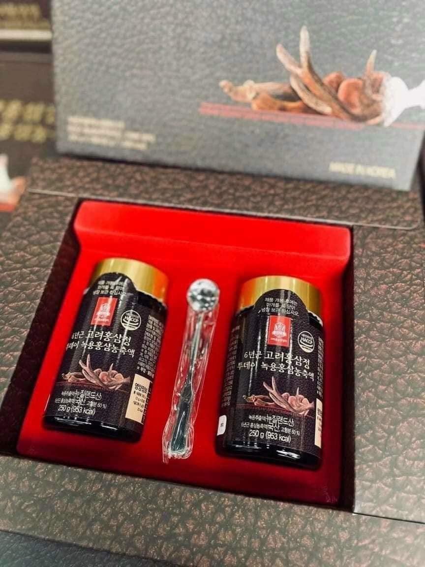 CAO HỒNG SÂM NHUNG HƯƠU GORYO HÀN QUỐC (1 HỘP 2 LỌ)
