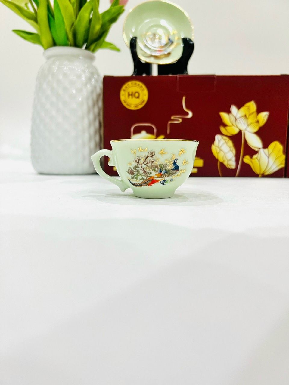 BỘ ẤM CHÉN PHÚ QUÝ NGỌC VINH 650ML