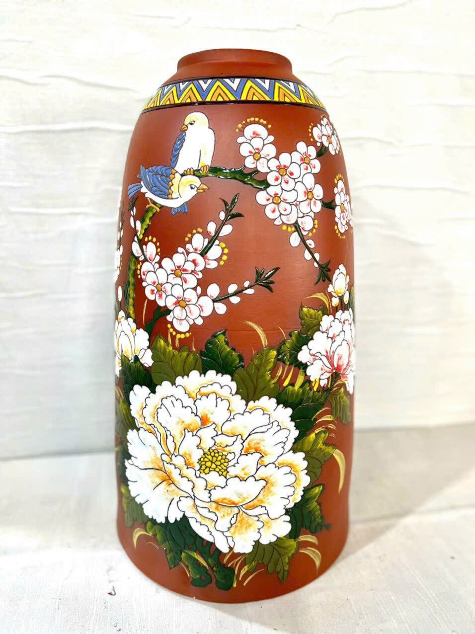 CHUÔNG GỐM MỘC BÁT TRÀNG CAO 45CM