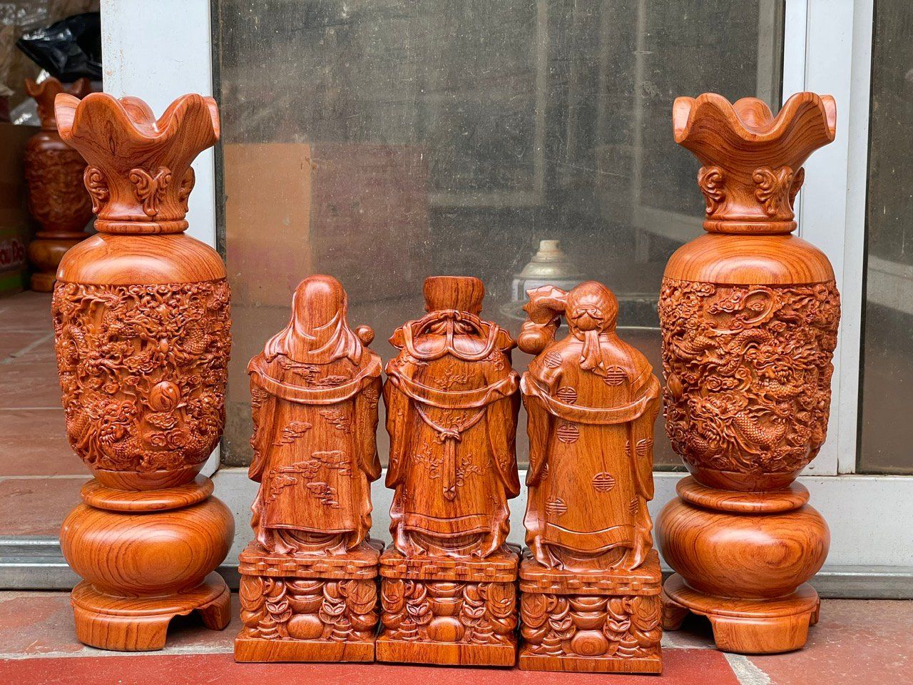 COMBO TAM ĐA LỤC BÌNH 5 MÓN GỖ HƯƠNG