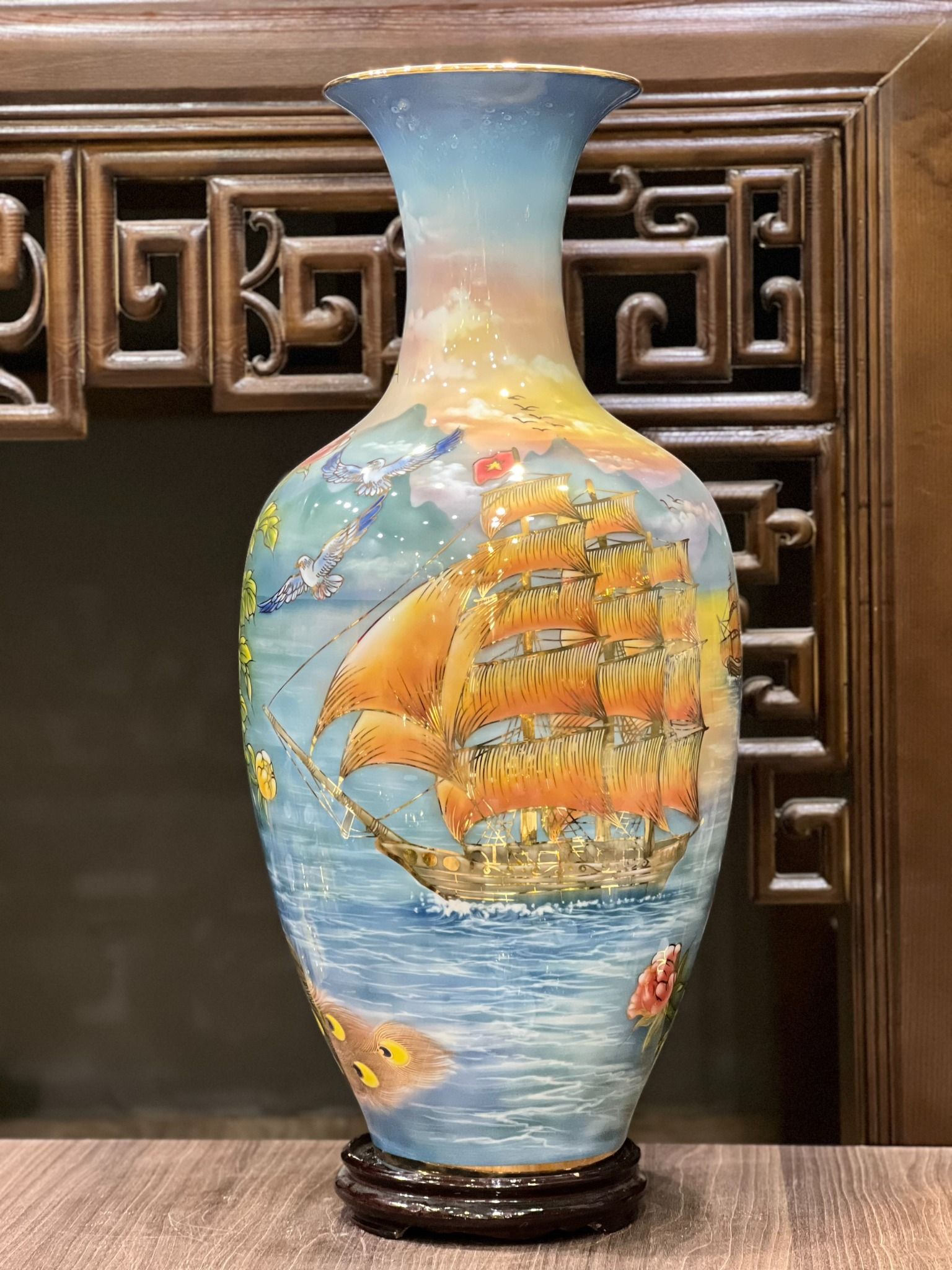 BẢO BÌNH THUẬN BUỒM XUÔI GIÓ 55CM
