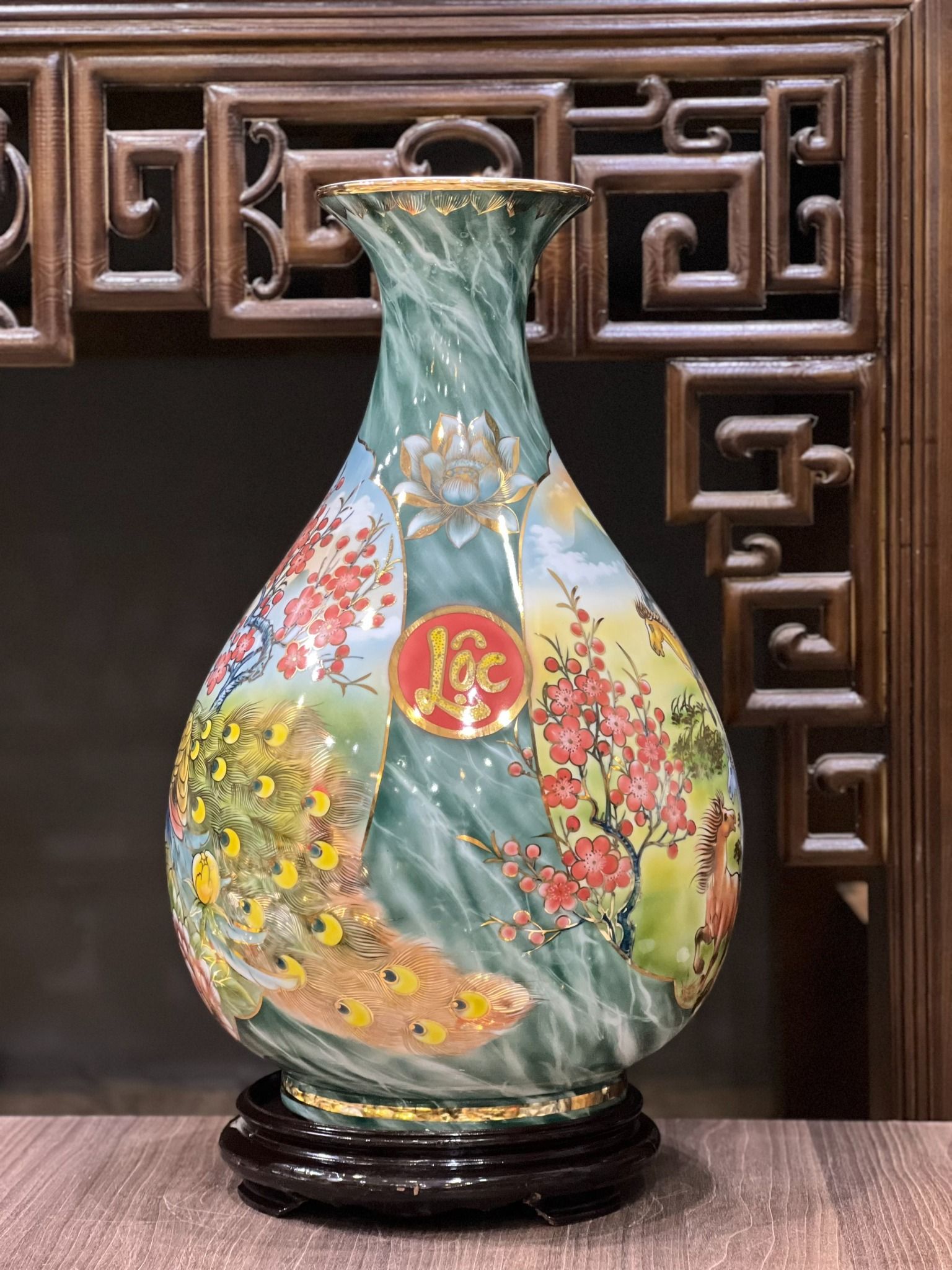 BÌNH TỲ BÀ BÁT TRÀNG PHONG THUỶ
