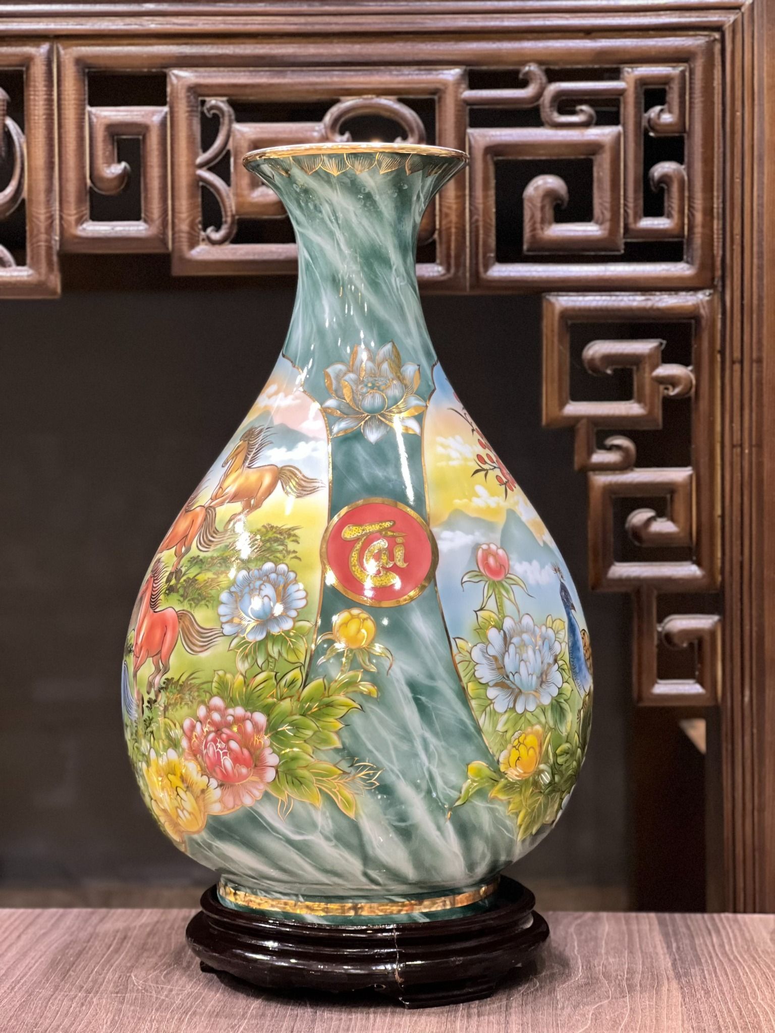 BÌNH TỲ BÀ BÁT TRÀNG PHONG THUỶ