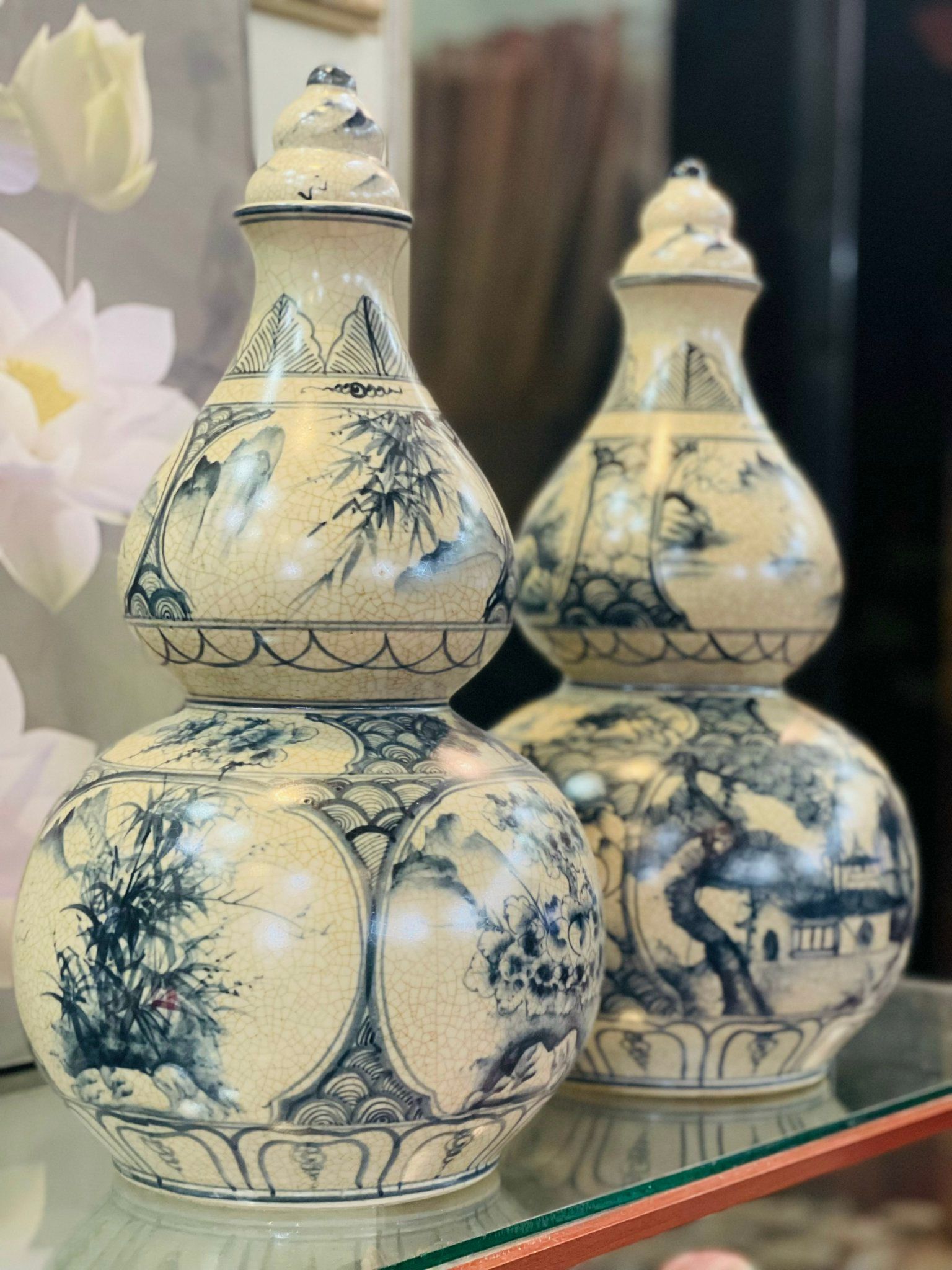 HỒ LÔ TÀI LỘC MEN RẠN CAO 52CM
