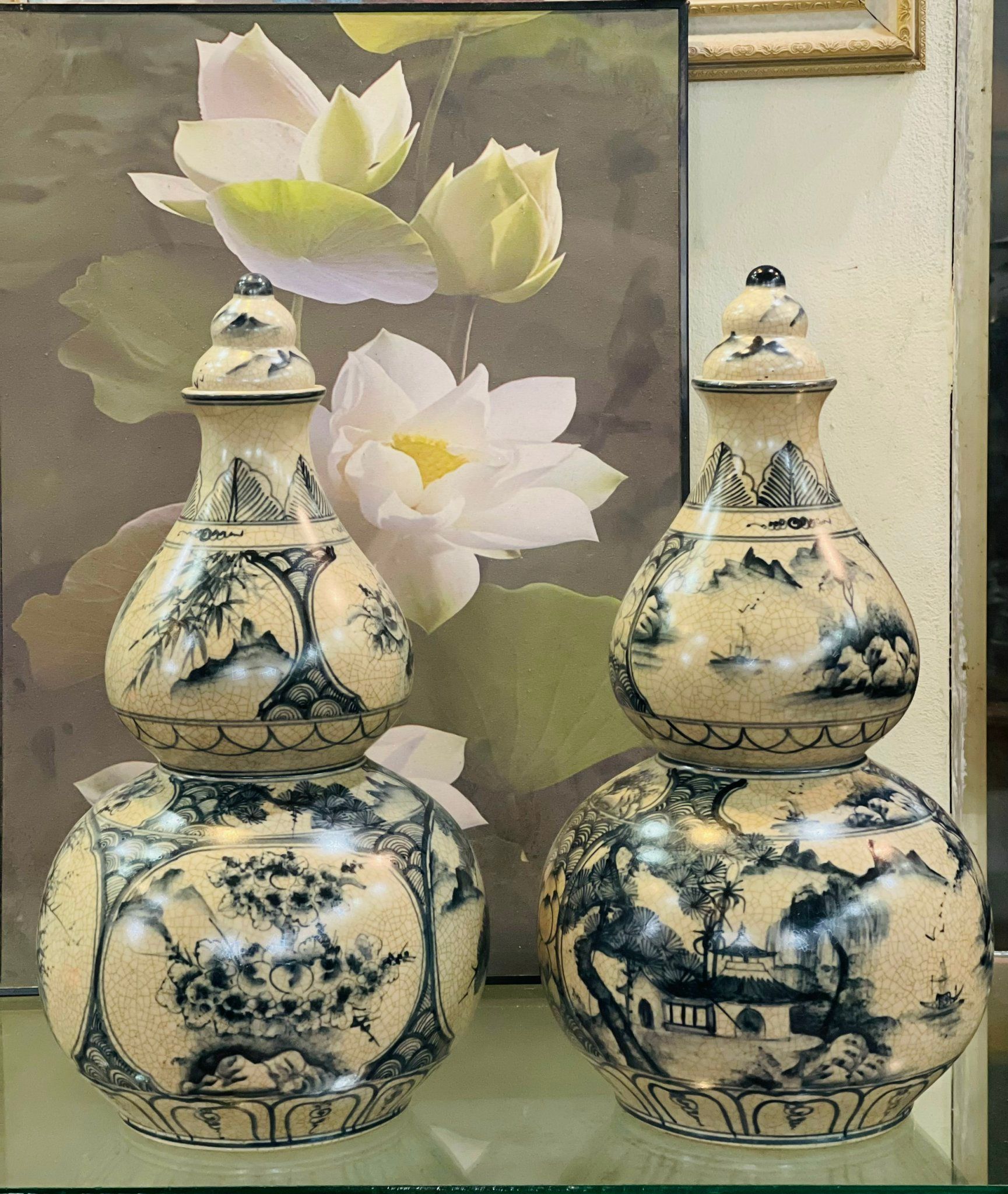 HỒ LÔ TÀI LỘC MEN RẠN CAO 52CM