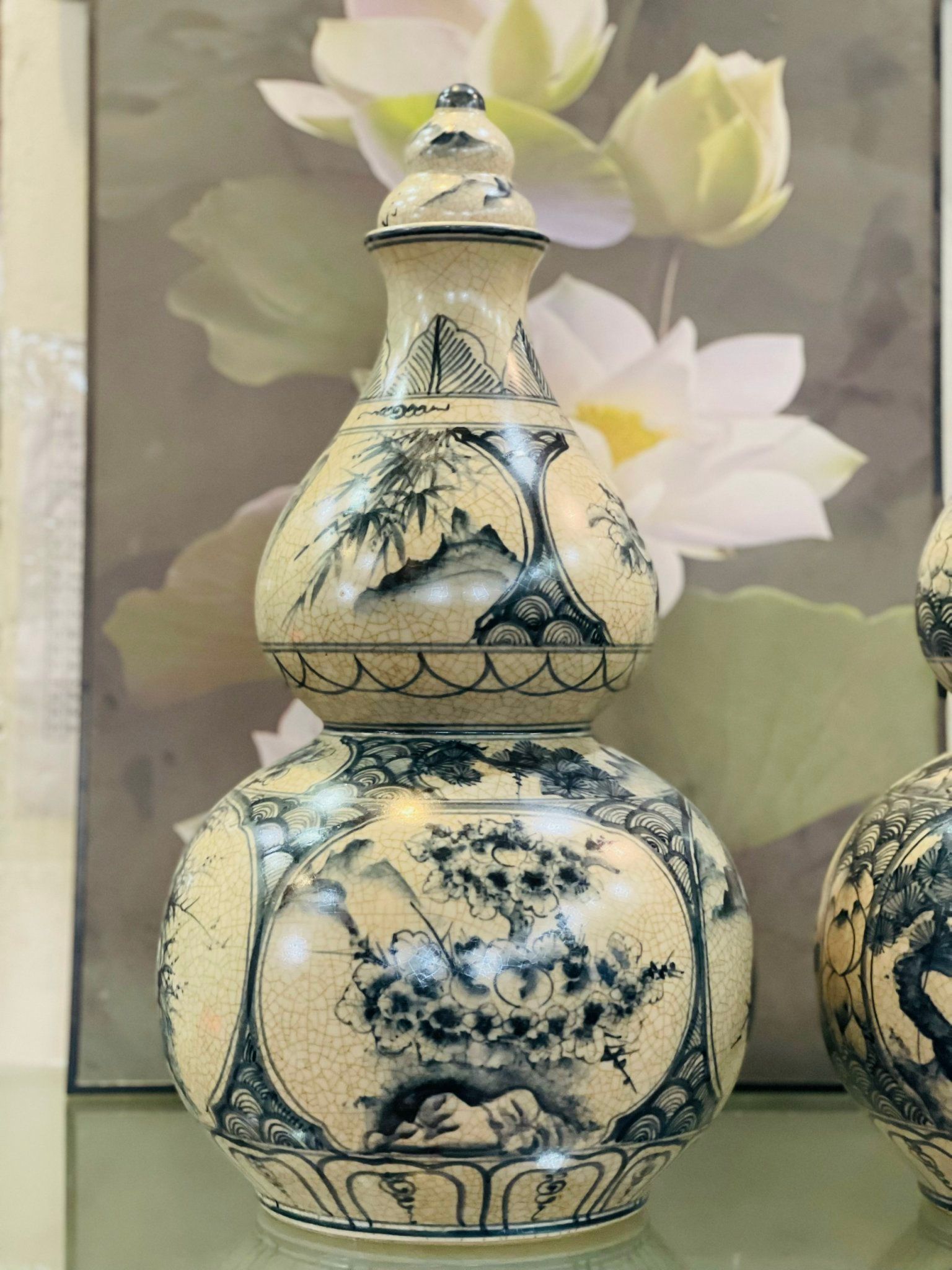 HỒ LÔ TÀI LỘC MEN RẠN CAO 52CM