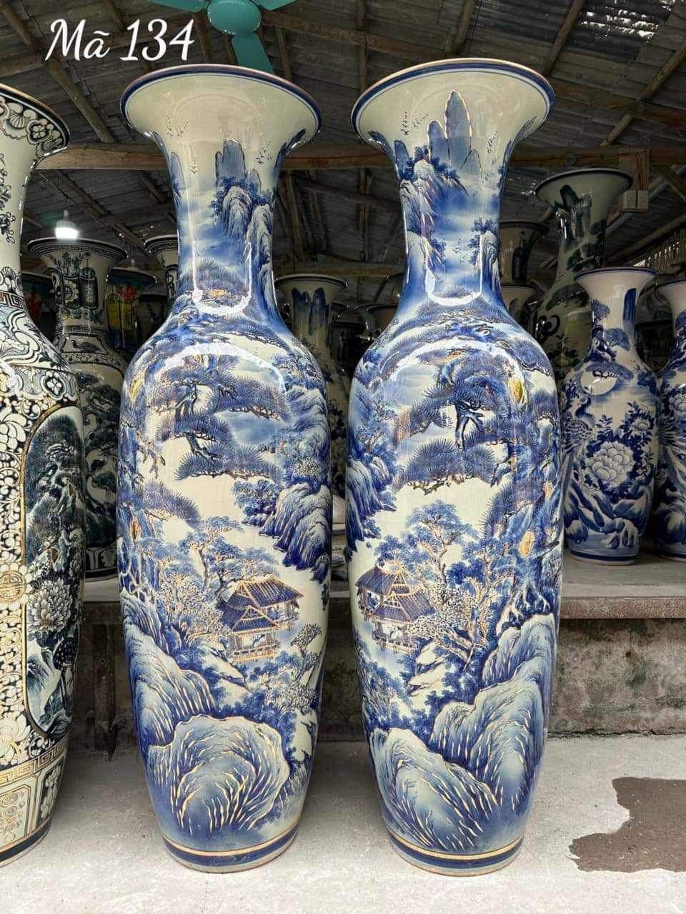 LỘC BÌNH SƠN THUỶ PHONG CẢNH VẼ VÀNG KIM CAO CẤP M4