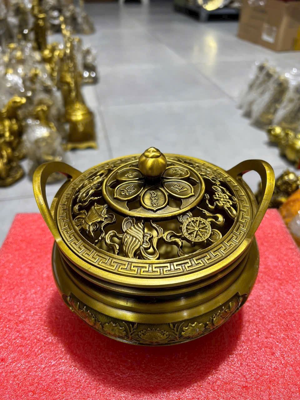 LƯ HƯƠNG ĐỐT TRẦM KÍCH THƯỚC 12x15
