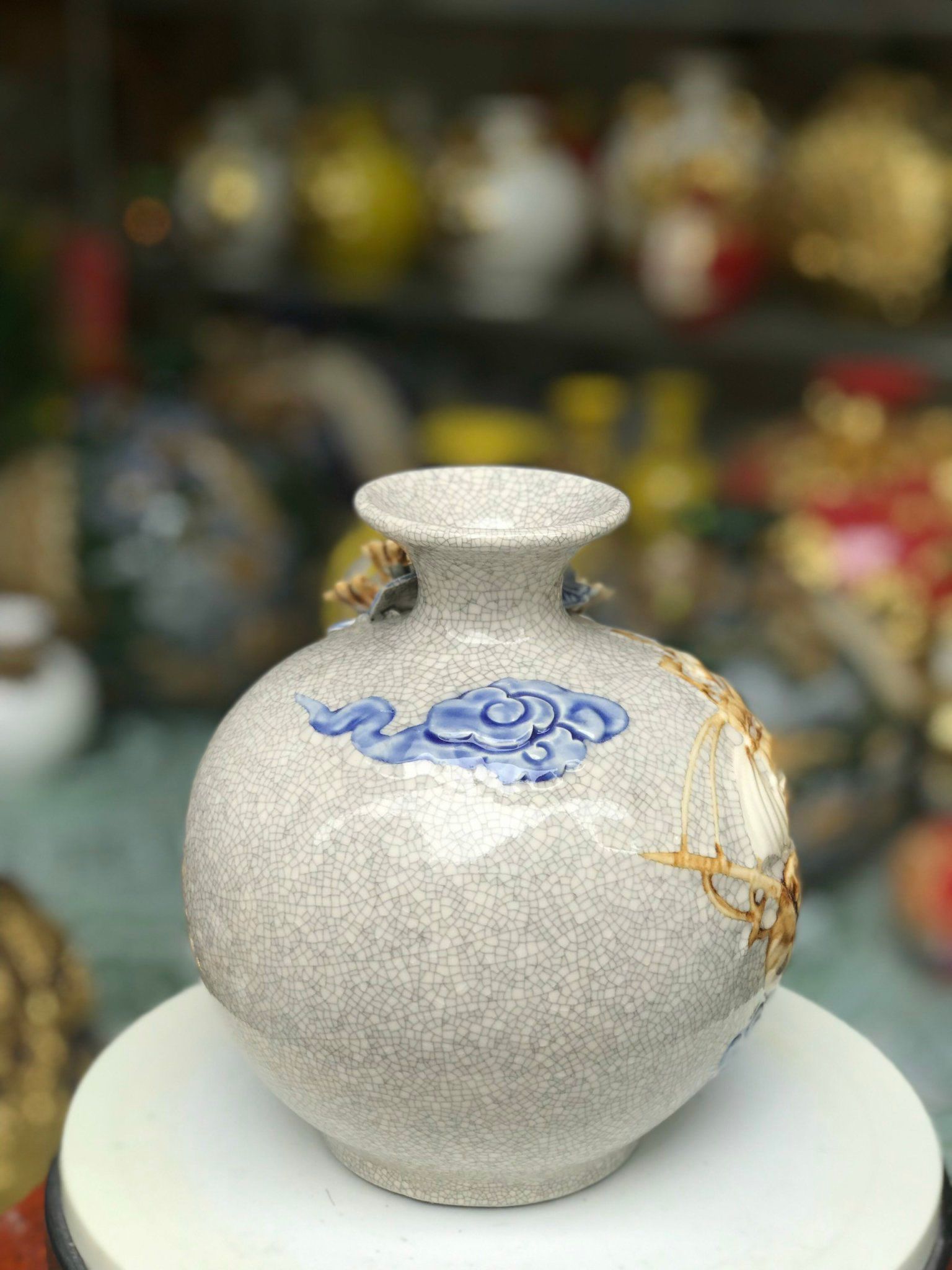 BÌNH HÚT LỘC MEN RẠN