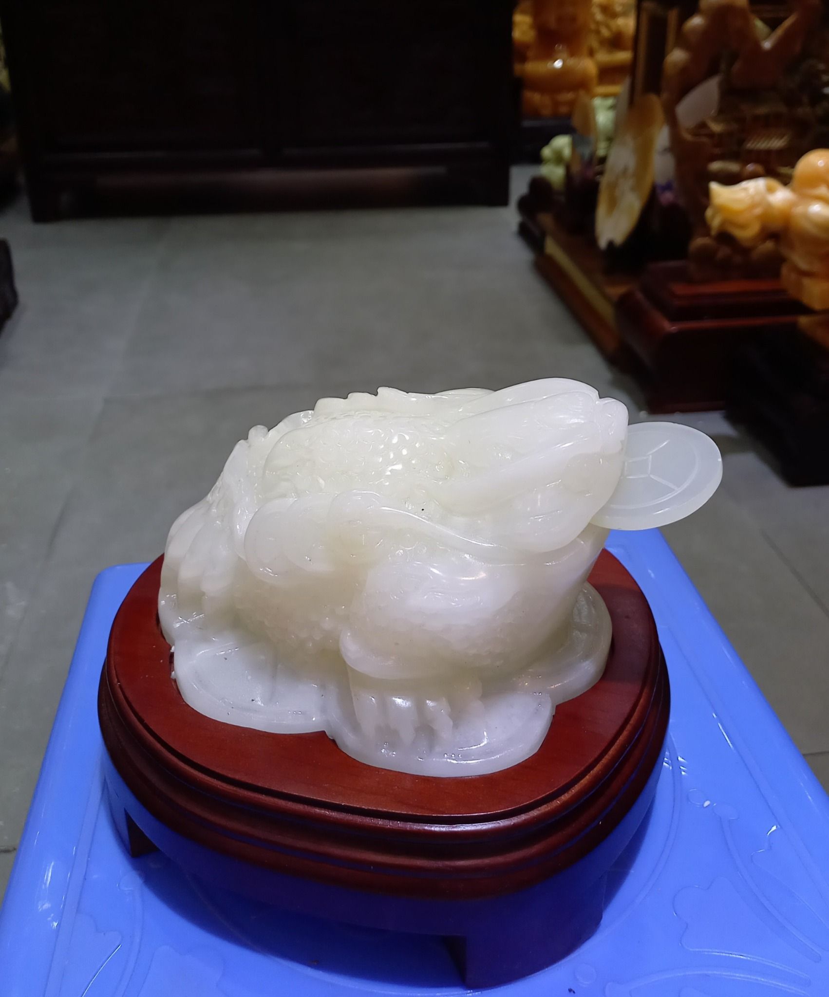 ĐÁ QUÝ Thiềm thừ ngọc onyx trắng