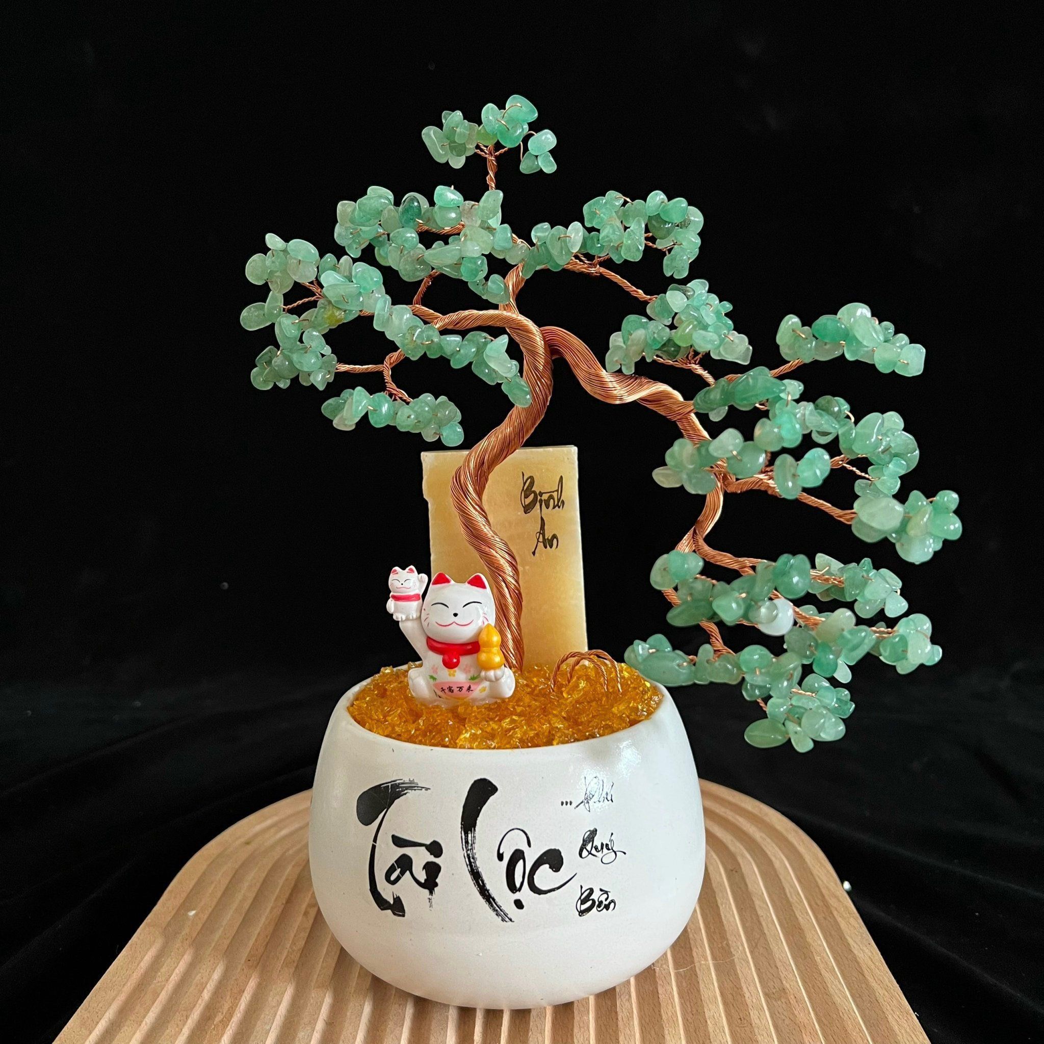 CÂY TÀI LỘC THẠCH ANH DÁNG TRUNG
