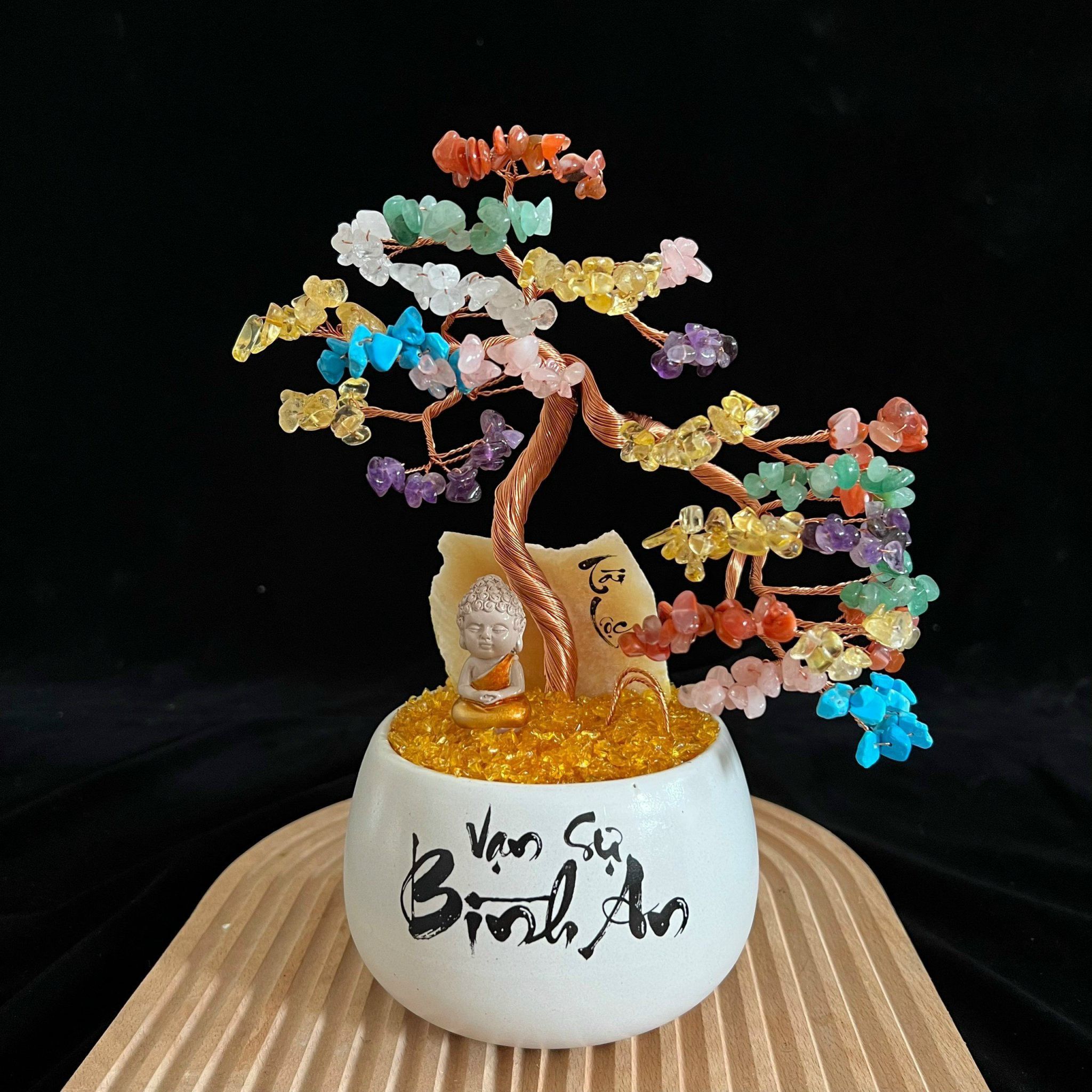 CÂY TÀI LỘC THẠCH ANH VẠN SỰ BÌNH AN DÁNG TRUNG