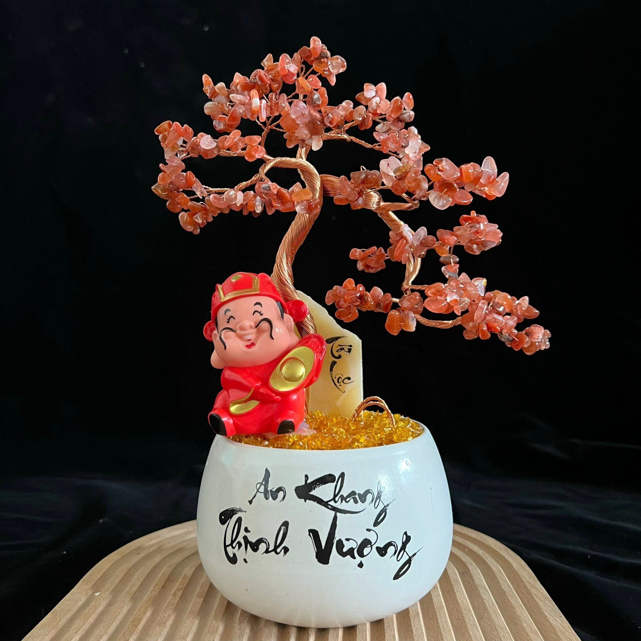CÂY TÀI LỘC THẠCH ANH DÁNG TRUNG