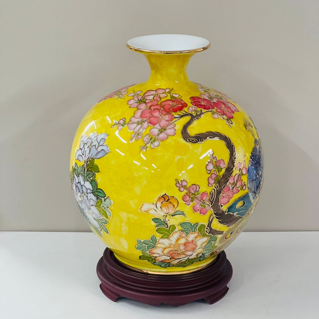 BÌNH HÚT LỘC HOẠ TIẾT HOA VĂN NỔI (SIZE 30 VÀ 35CM)
