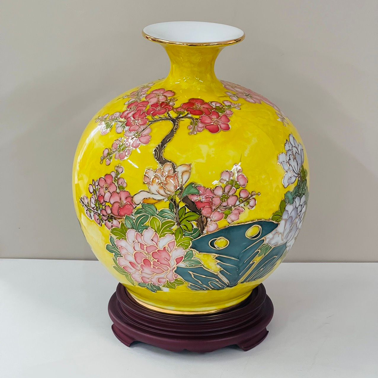 BÌNH HÚT LỘC HOẠ TIẾT HOA VĂN NỔI (SIZE 30 VÀ 35CM)
