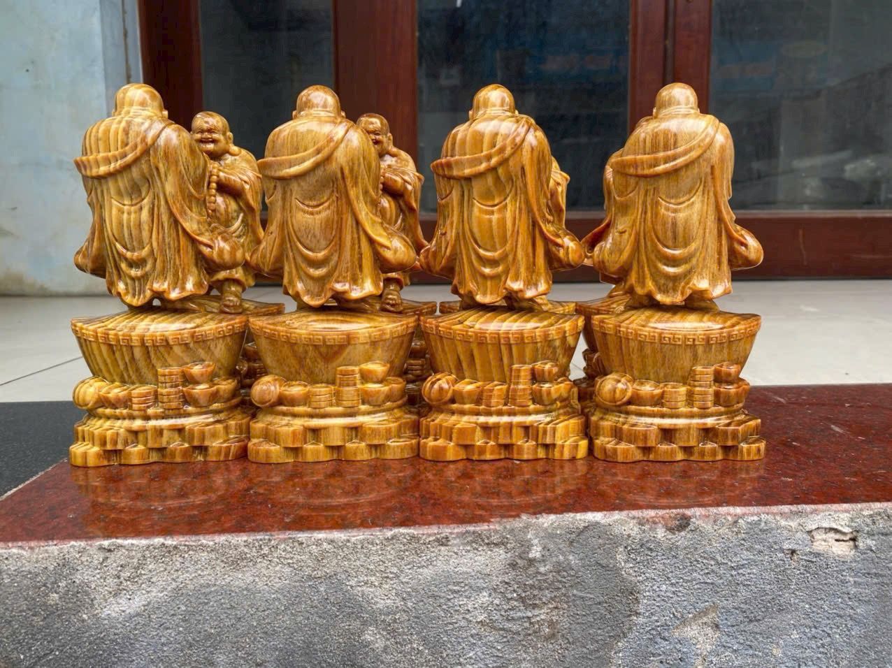 TƯỢNG GỖ HUYẾT LONG KT 20-8-6CM