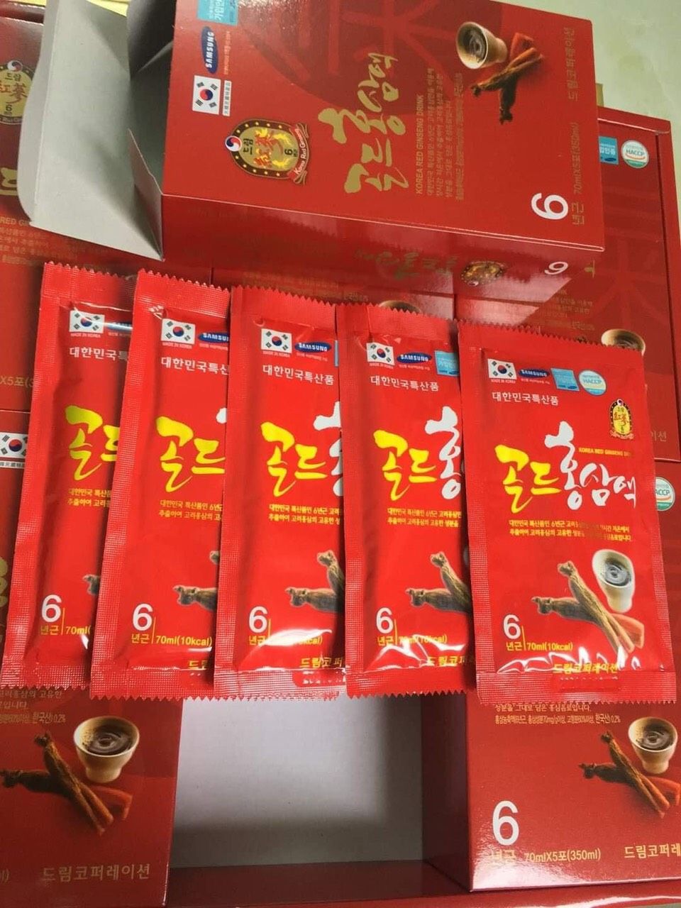 NƯỚC UỐNG HỒNG SÂM GÓI DREAM