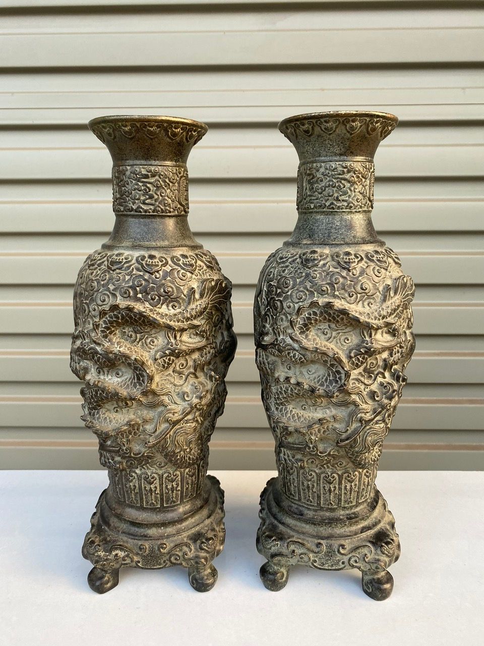 CẶP BÌNH SONG LONG CHẦU NGUYỆT